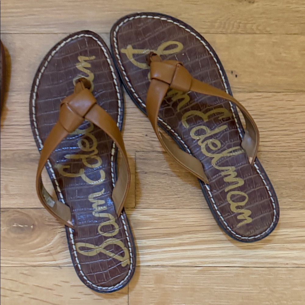 Sam Edelman Tan Leather Sandals